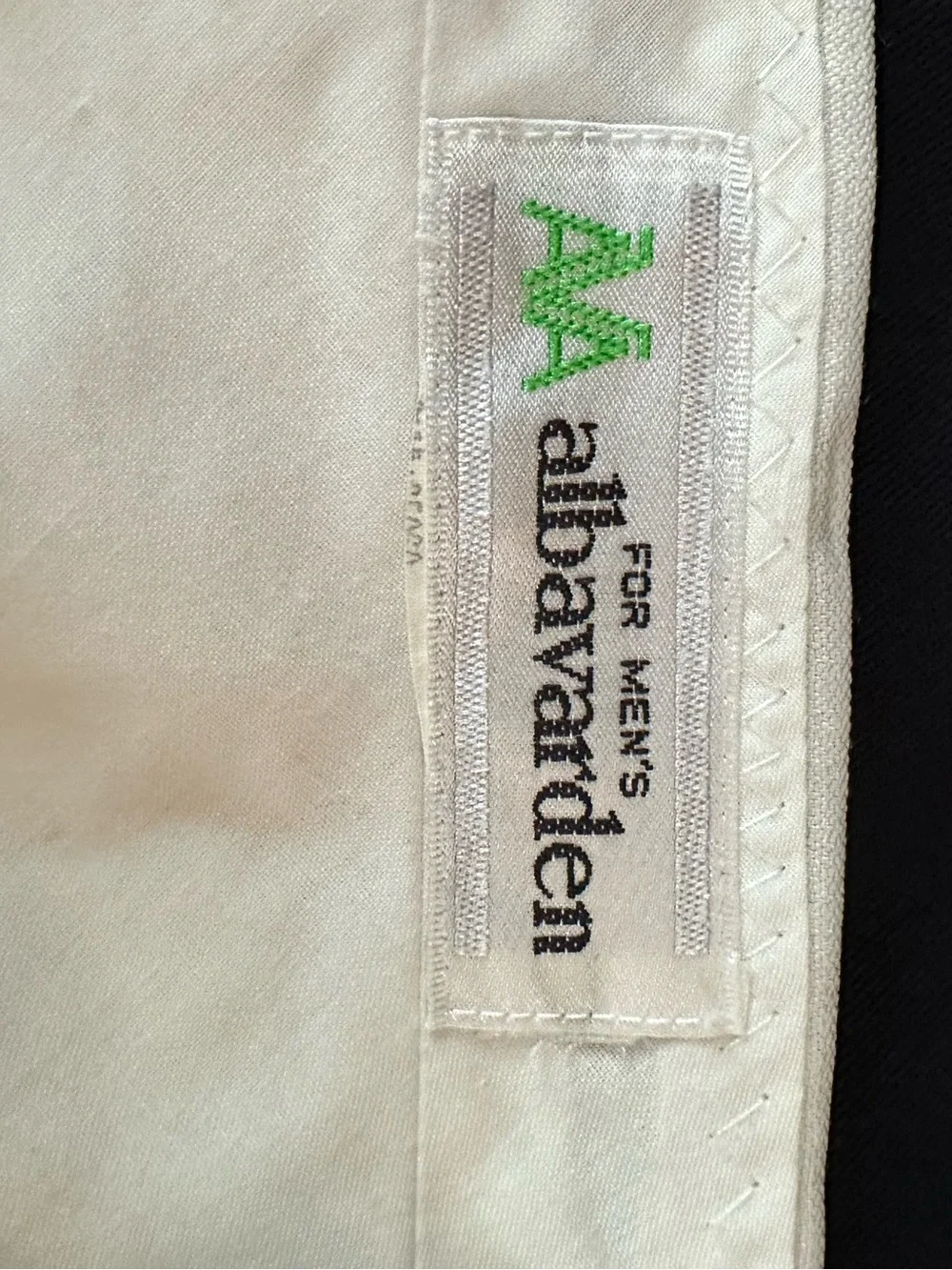 Men's Pleated Dress Pants in Light Beige